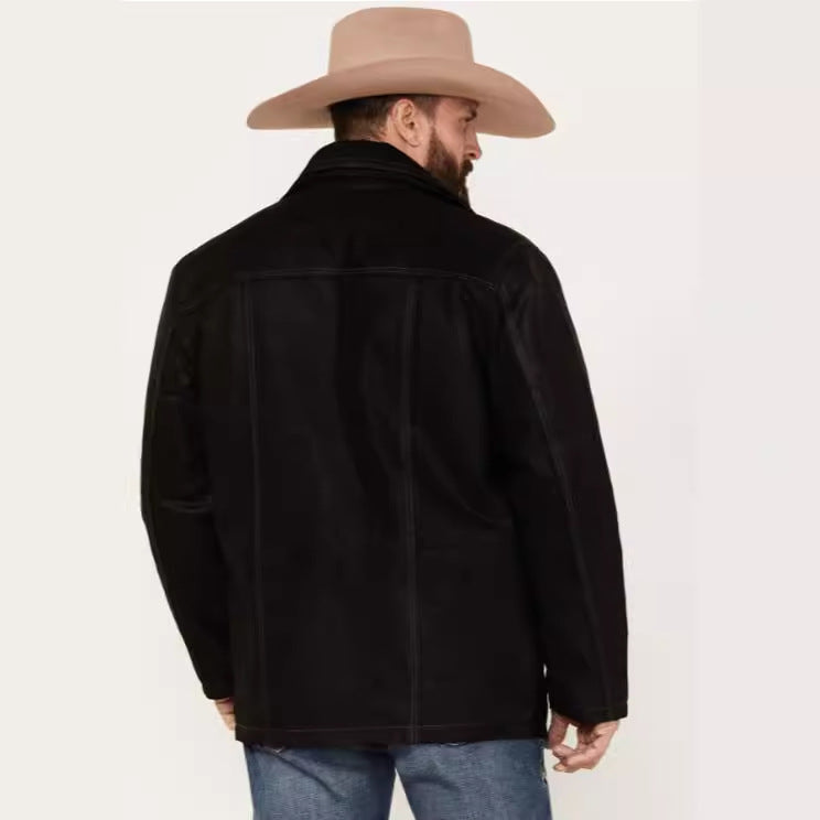 Herren Luxuriöse Echtlederjacke WW