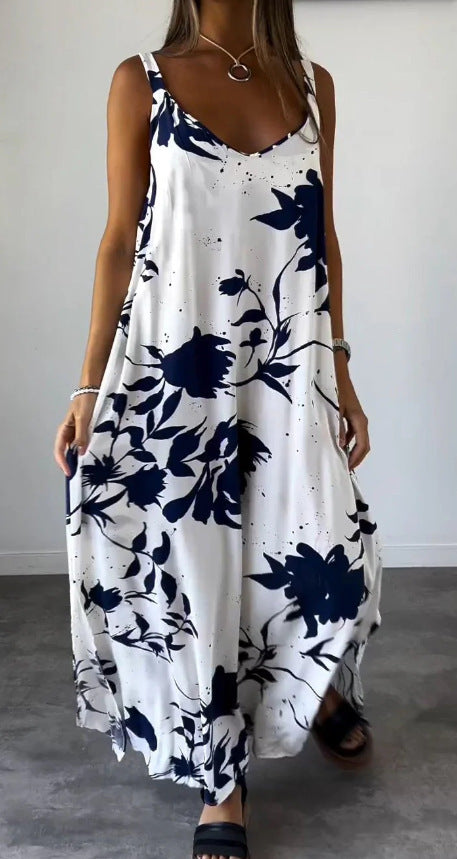 Damen Maxi-Kleid mit floralem Print WW