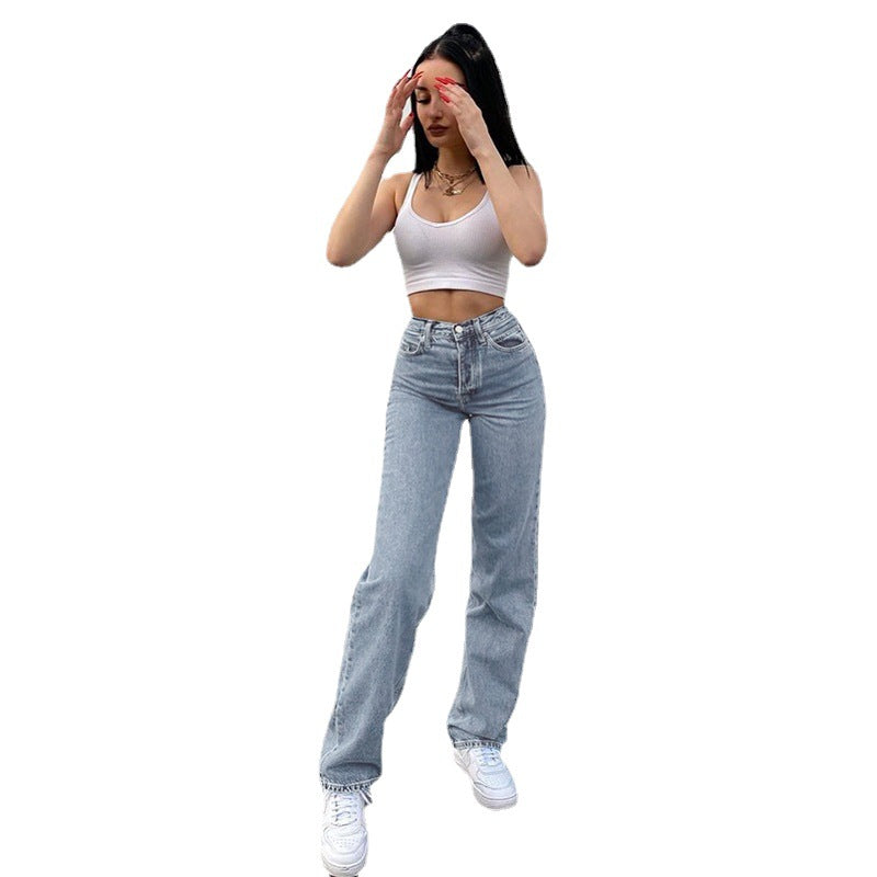 Damen lässige Mom-Jeans WW