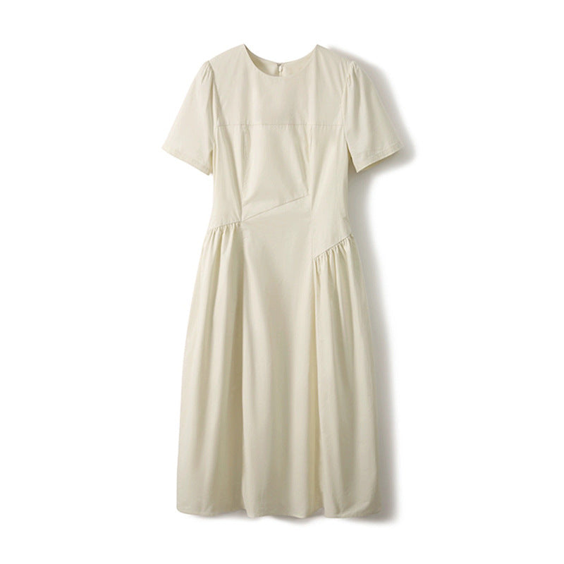 Damen A-Linie Maxikleid mit plissiertem Rock WW