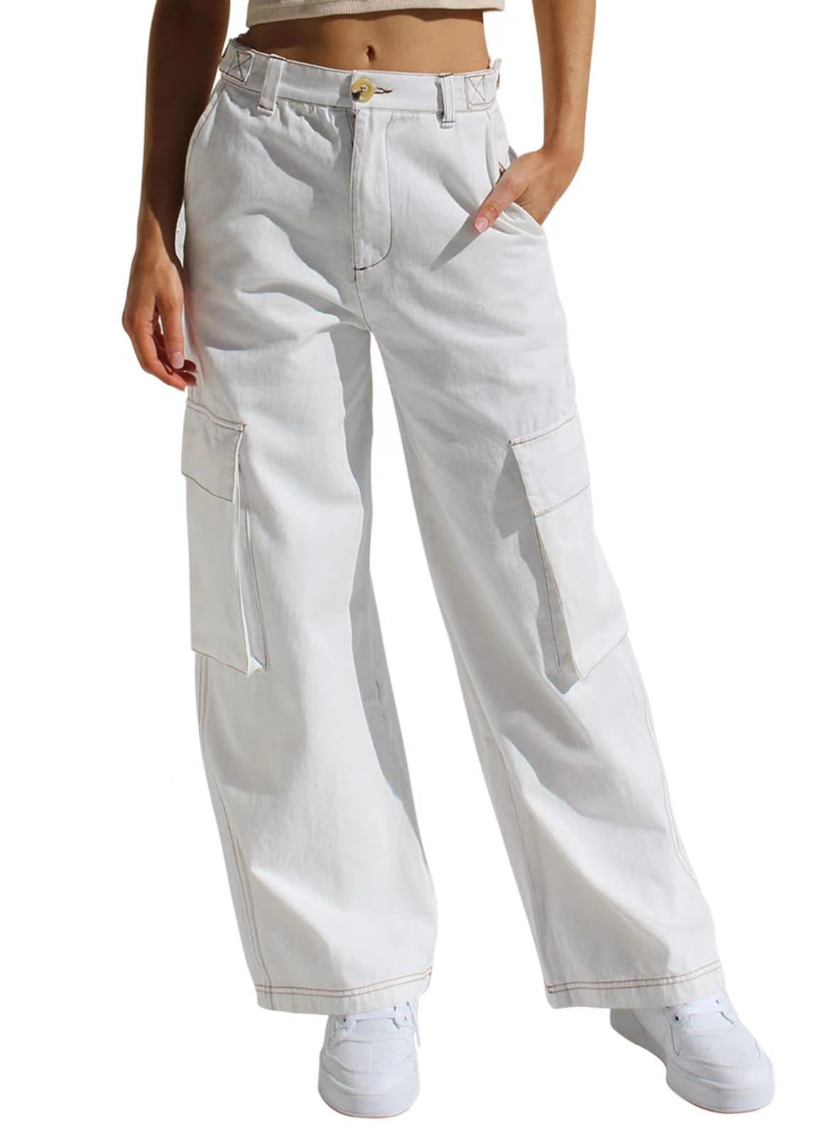 Damen Utility-Hose im Cargo-Stil WW