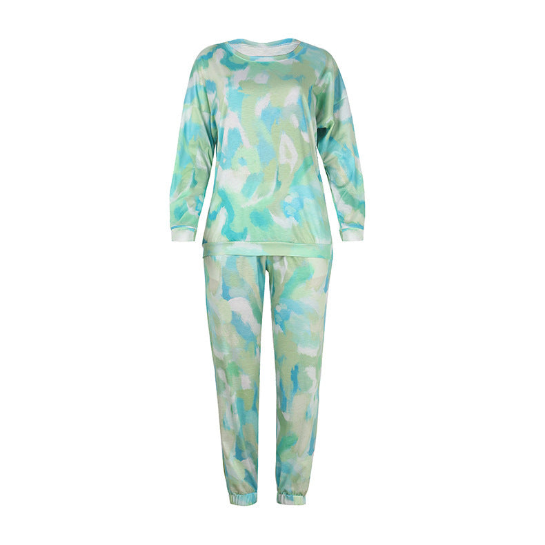 Damen Freizeit-Einteiler mit modernem Batikdesign WW