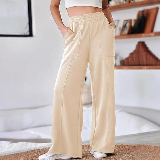 Damen Relaxed Fit Weite Hosen WW