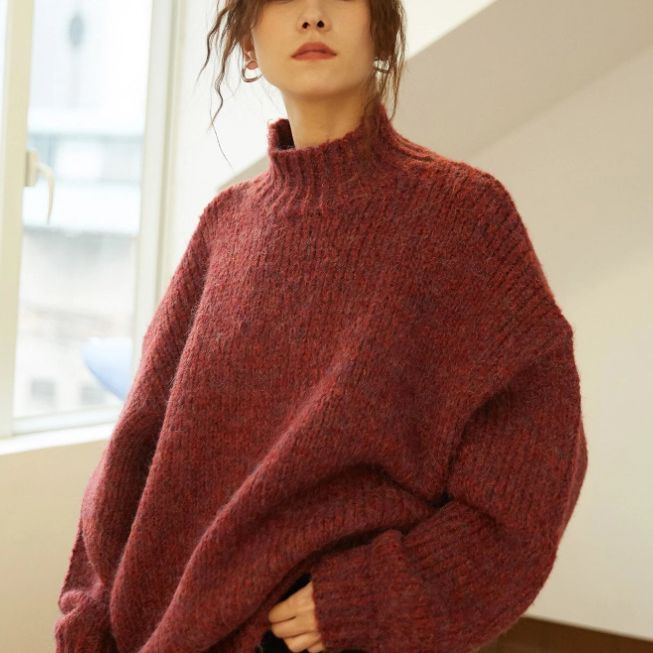 Damen Grobstrick Pullover WW