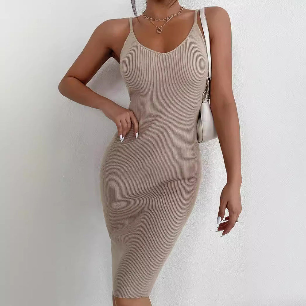 Damen Strickkleid mit figurbetontem Schnitt WW