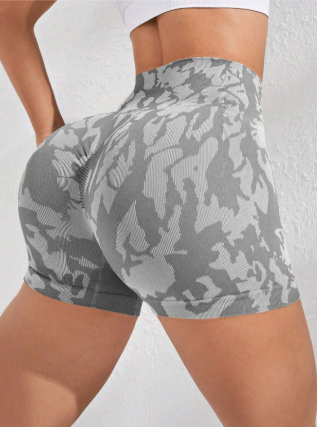 Damen Sportliche Ripp-Shorts mit hohem Bund und optimierter Passform WW