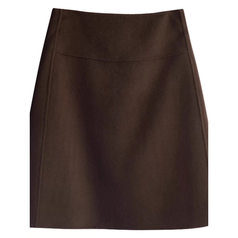 Damen A-Linien Wollrock WW