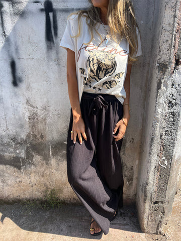 Damen lässige Weste mit elegantem Schnitt und weitem Bein WW