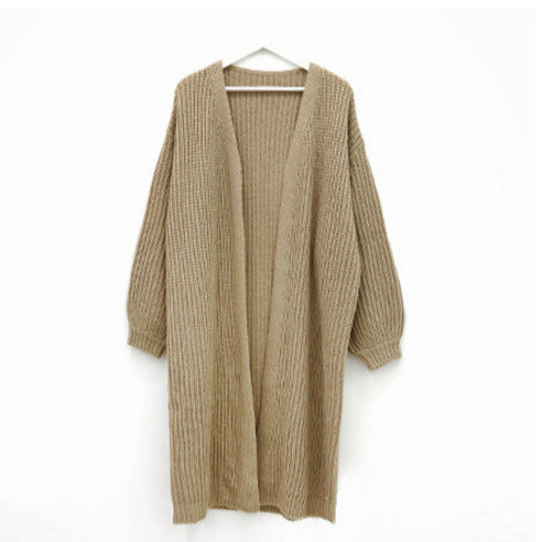 Damen Grobstrick Cardigan mit offenem Schnitt WW