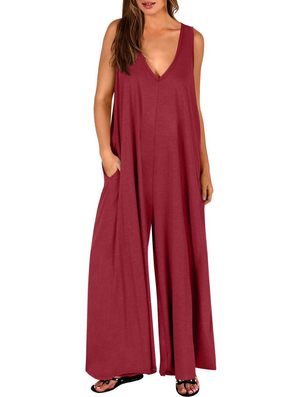 Damen Fließendes Maxi-Overall WW
