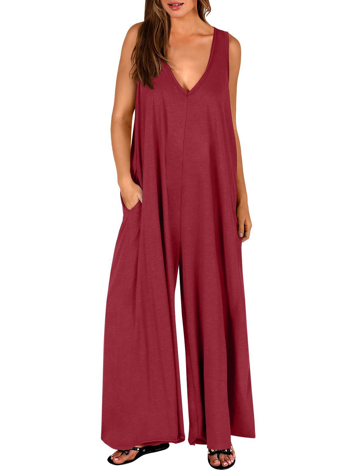 Damen Fließendes Maxi-Overall WW