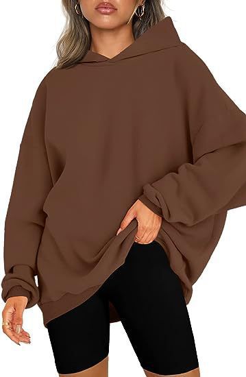 Damen Oversize Hoodie mit Kapuze WW