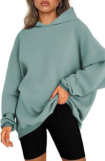 Damen Oversize Hoodie mit Kapuze WW