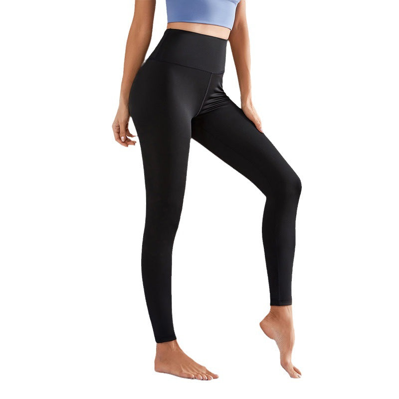 Damen Hochwertige Fitness-Leggings mit hohem Bund und blickdichtem Material WW