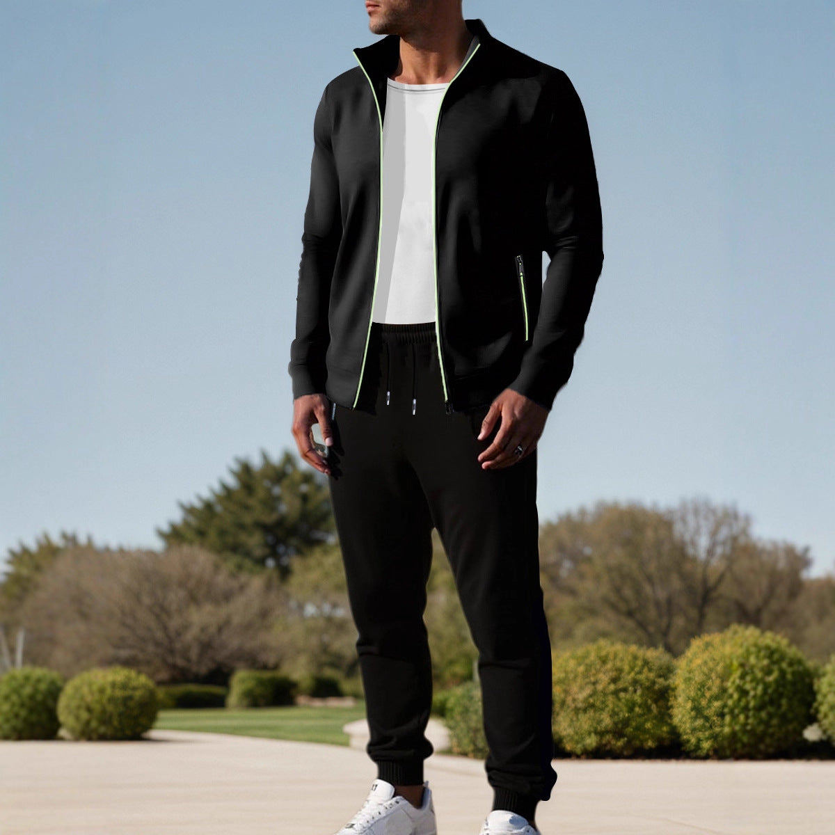 Herren Sportjacke mit hochelastischen Materialien und komfortabler Passform WW