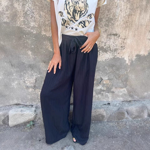 Damen lässige Weste mit elegantem Schnitt und weitem Bein WW