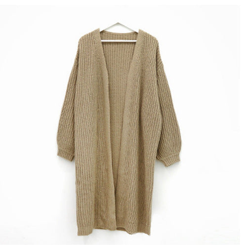 Damen Grobstrick Cardigan mit offenem Schnitt WW