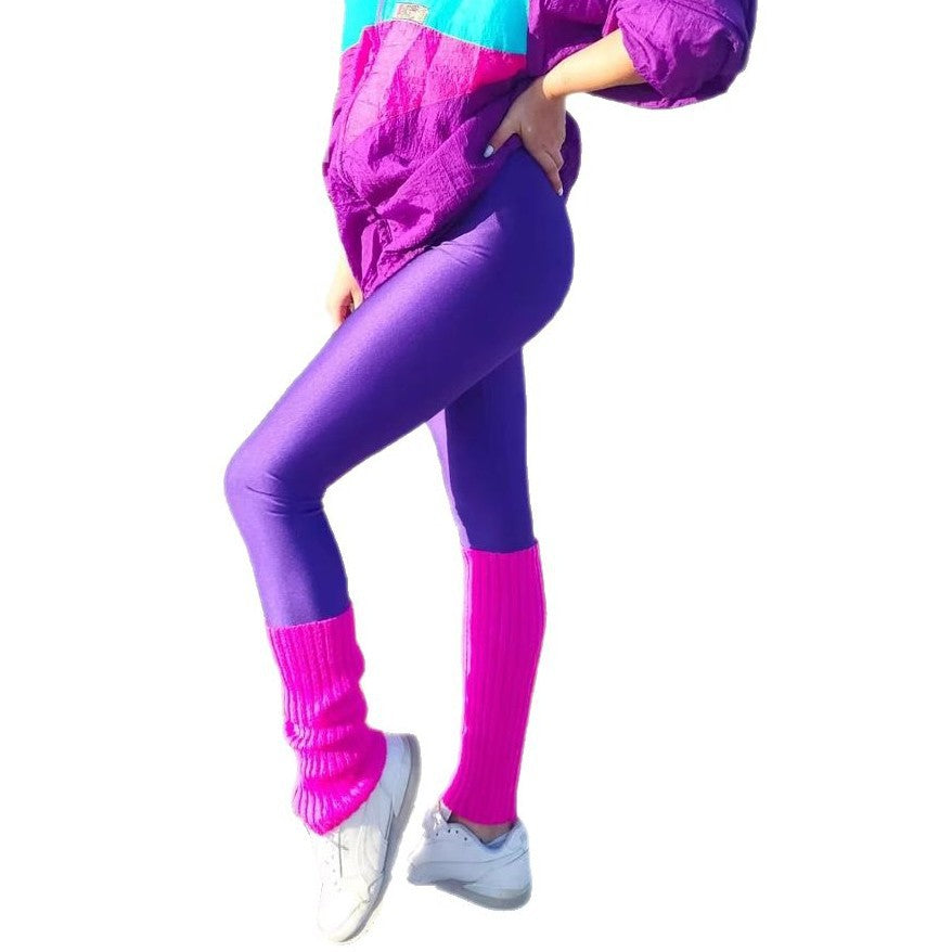 Damen Hochglänzende Sportleggings mit hohem Bund und optimaler Passform WW