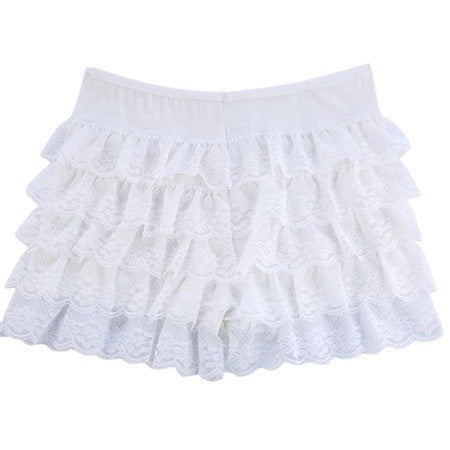 Damen Lässige Spitzenhotpants WW