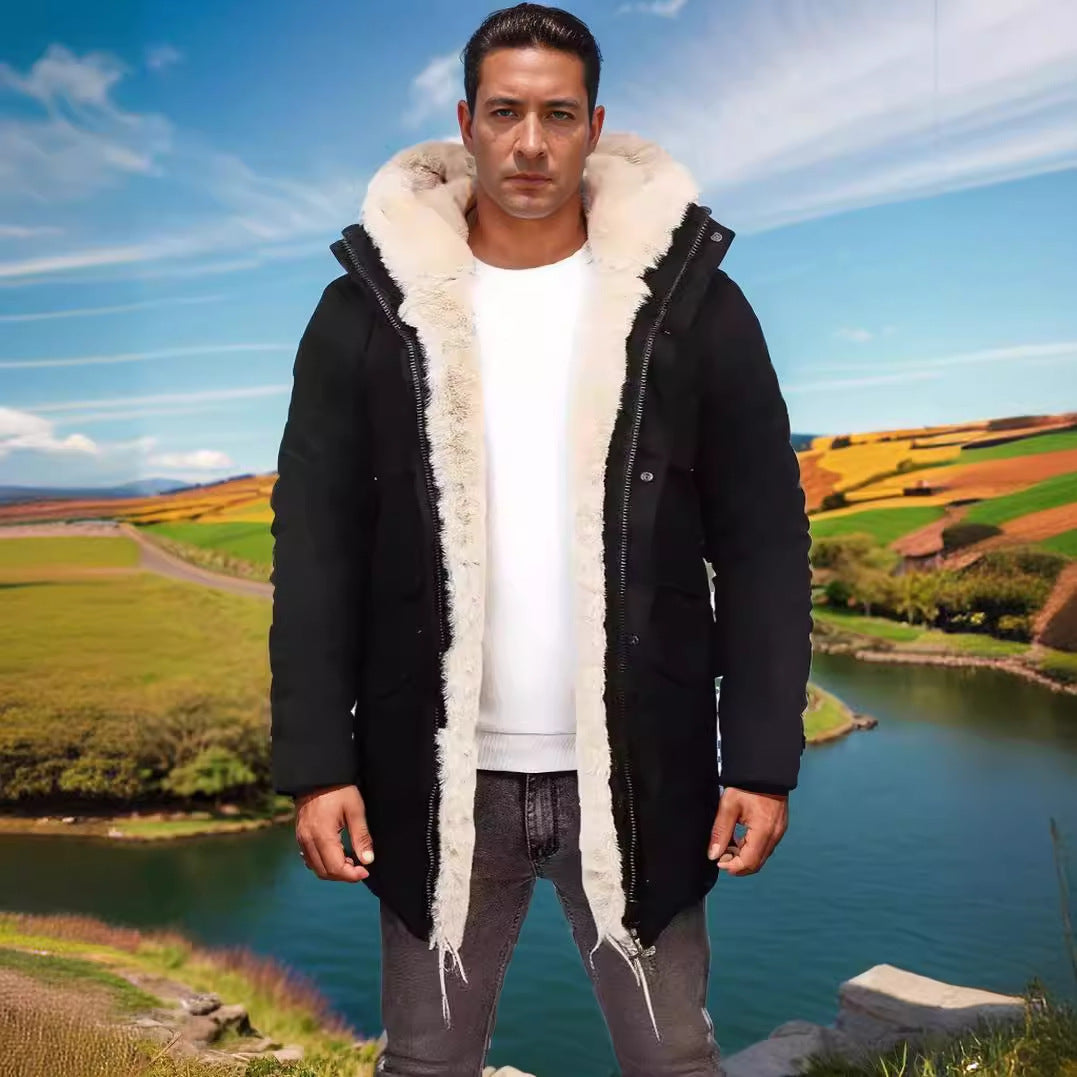 Damen Utility-Jacke mit warmem Teddy-Futter und praktischen Reißverschlusstaschen WW