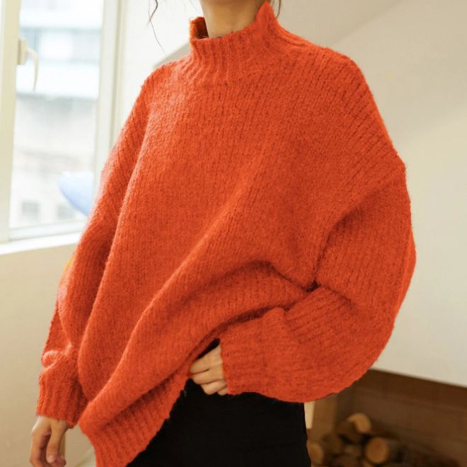 Damen Grobstrick Pullover WW