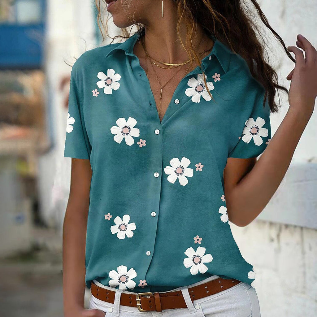 Damen Bluse mit floralem Design WW