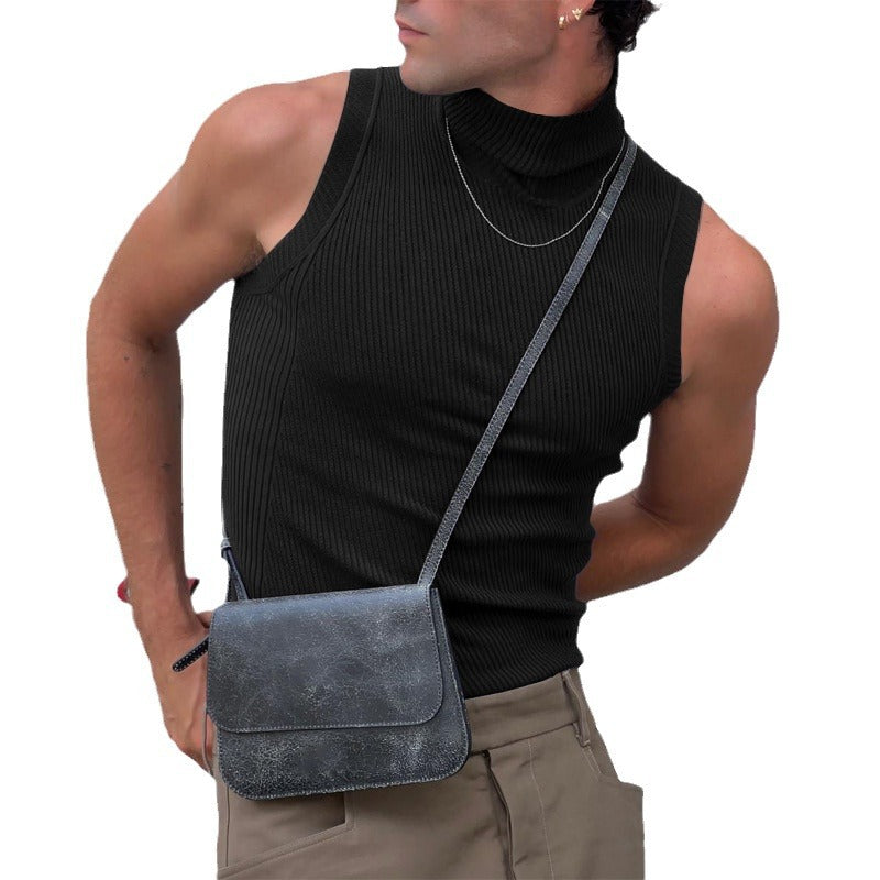 ärmelloses Sporttop mit hochziehbarem Kragen WW