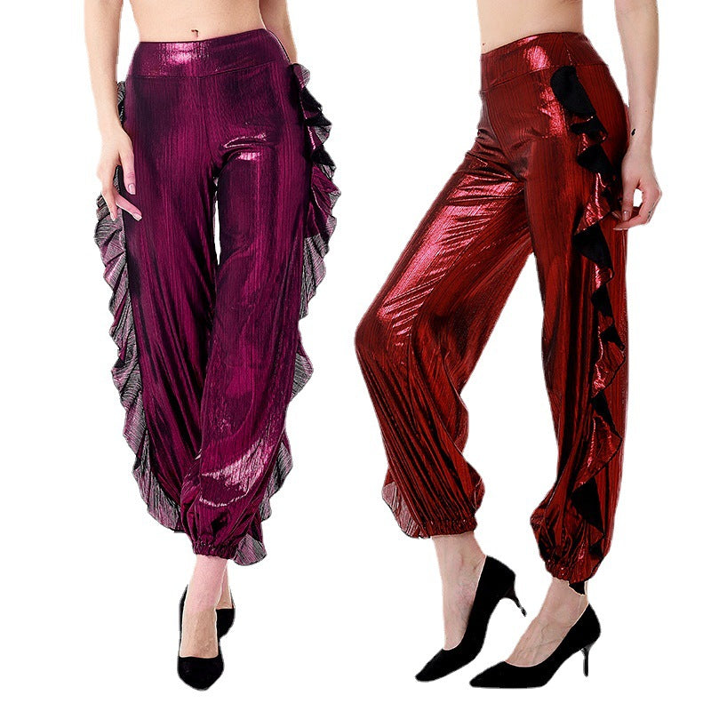 Damen elegante und schicke Rüschenshosen WW