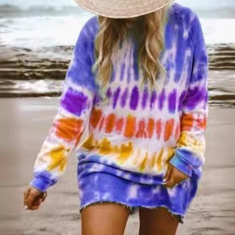 Damen Oversized Tunika-Wollkleid WW