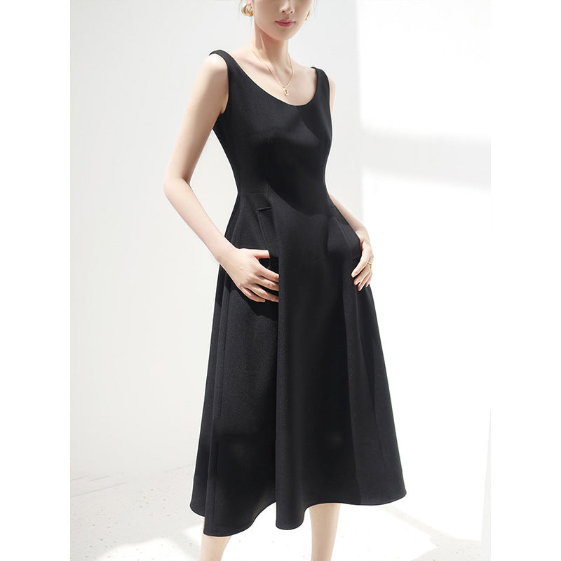 Damen A-Linien Midi Kleid mit klassischer Silhouette WW