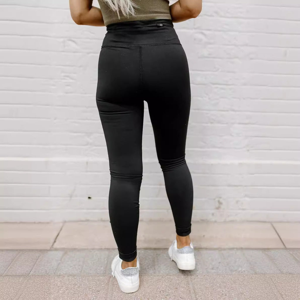 Damen Stepp-Leggings mit Riss-Detail WW