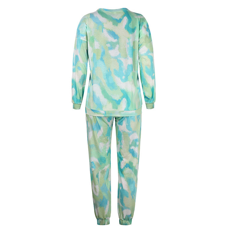 Damen Freizeit-Einteiler mit modernem Batikdesign WW
