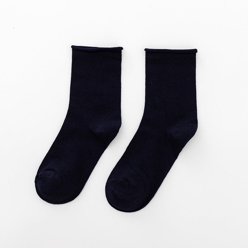 Damen Komfortable Baumwollsocken im klassischen Stil WW