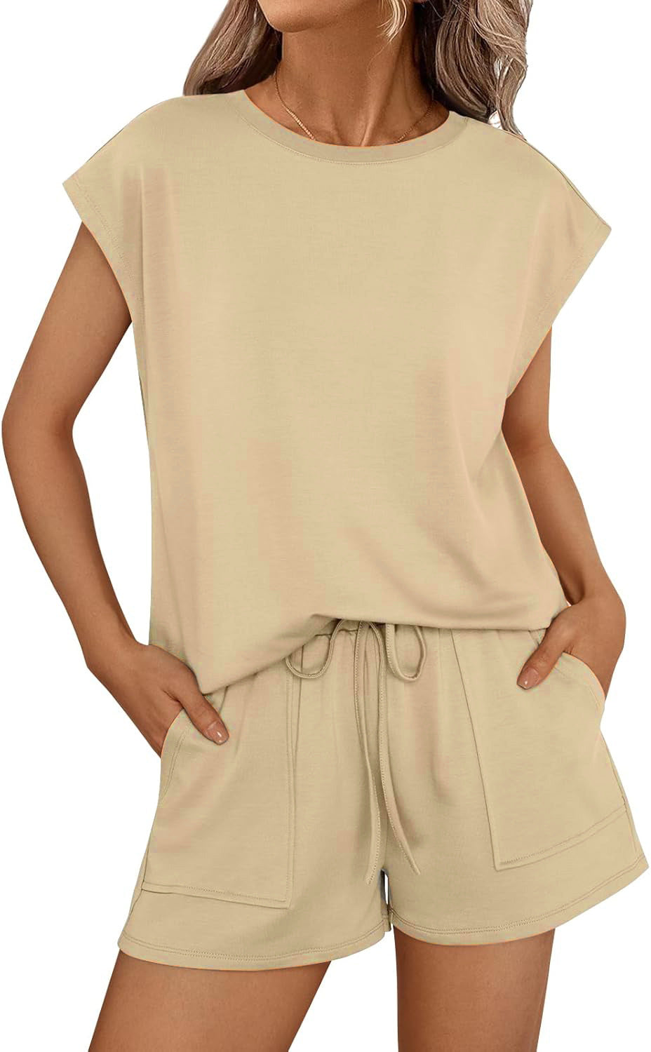 Damen Stylisches Relaxed Fit Lounge Set WW