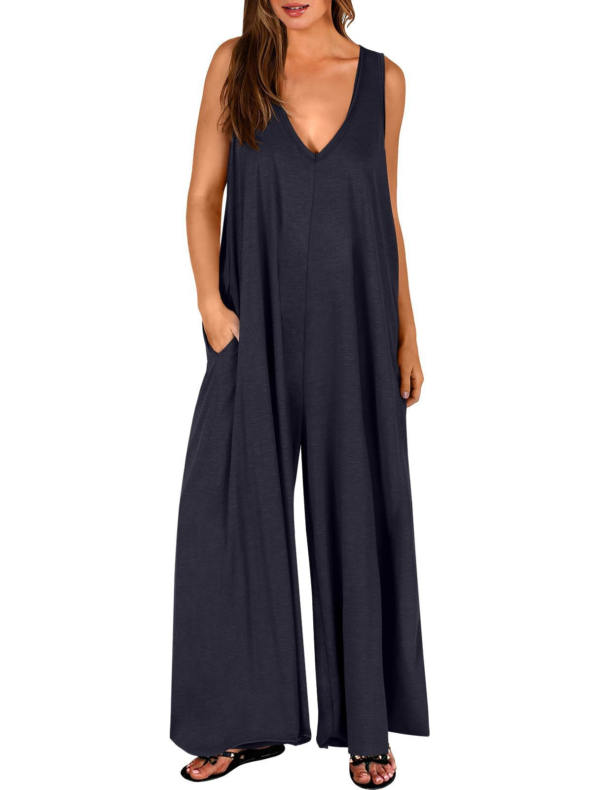 Damen Fließendes Maxi-Overall WW