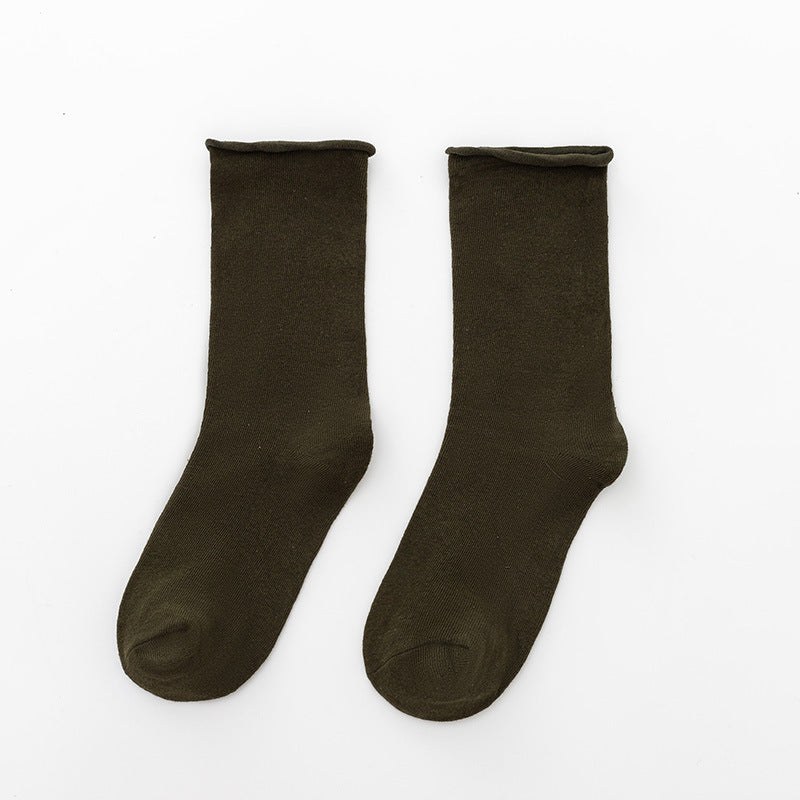 Damen Komfortable Baumwollsocken im klassischen Stil WW