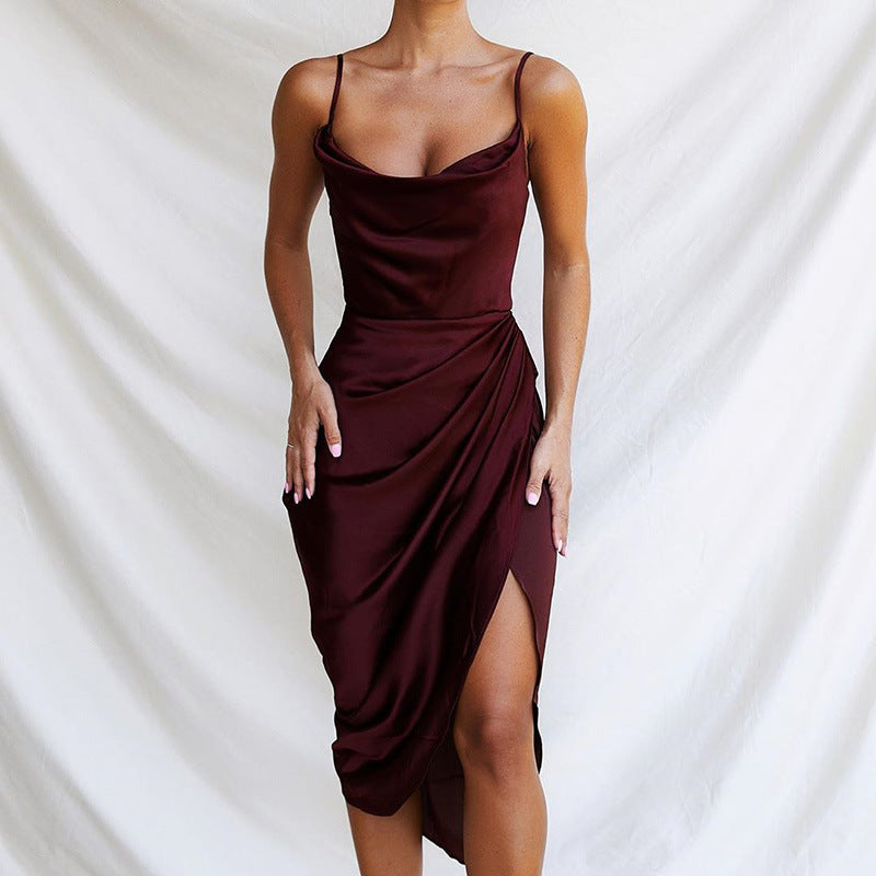 Damen Abendkleid mit Drapierung WW