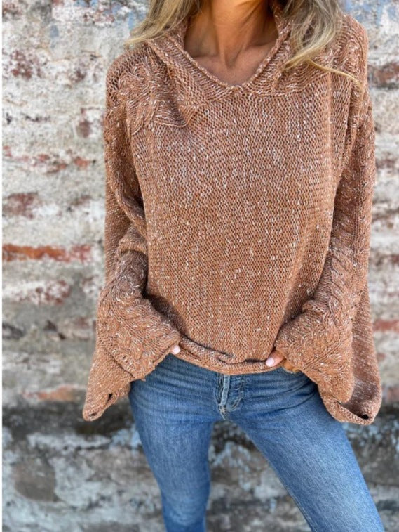 Damen Oversize Strickpullover WW