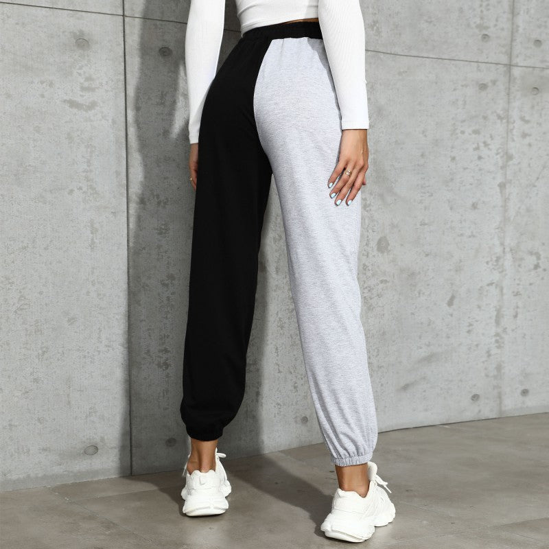 Damen Sportliche Jogginghose im modischen Colorblock-Design WW
