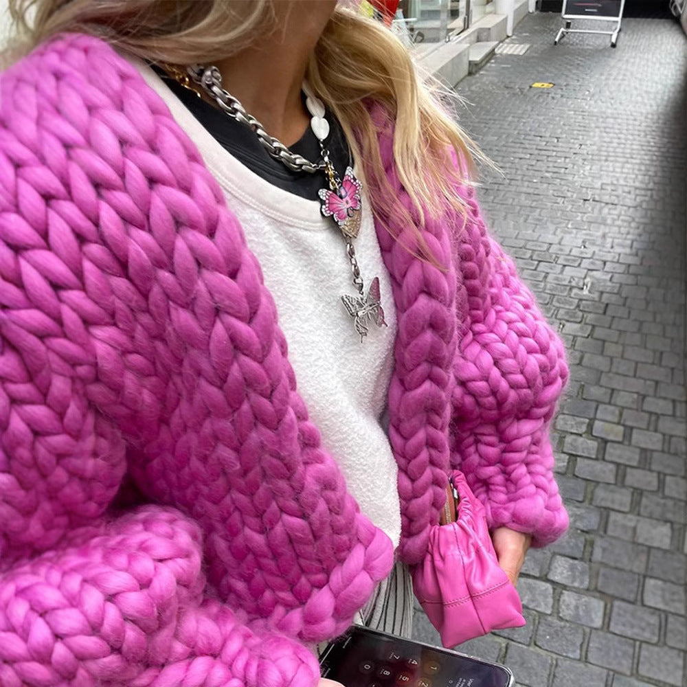 Damen Strickjacke aus kuscheligem Material WW