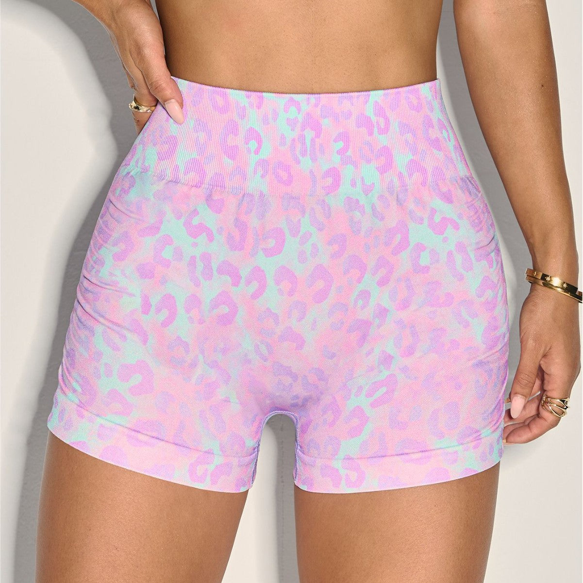 Damen Sportliche High-Waist Shorts WW