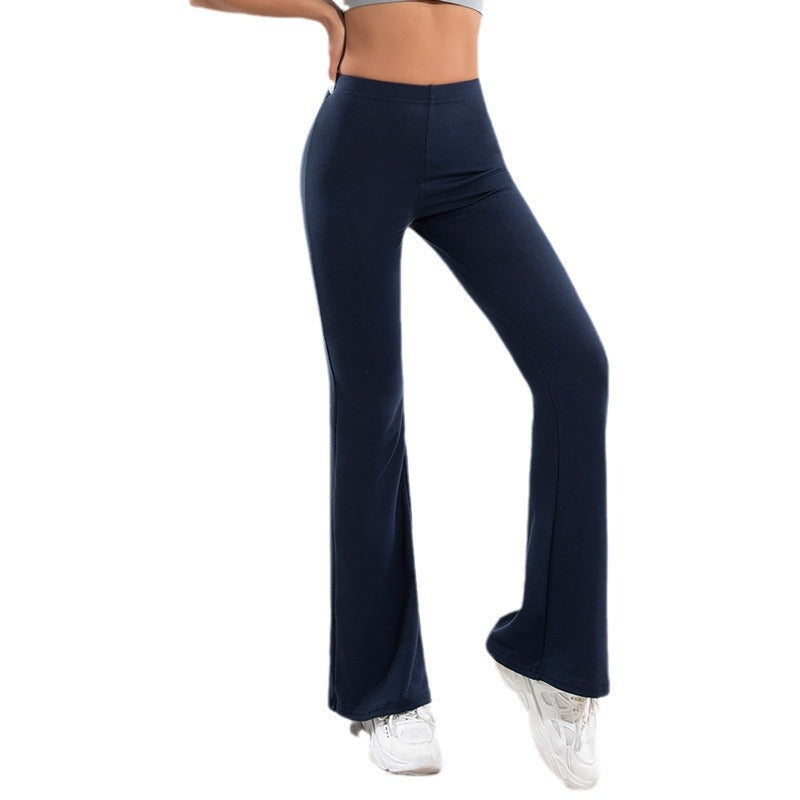 Damen Flared Leggings mit hohem Bund und elastischem Tragekomfort WW