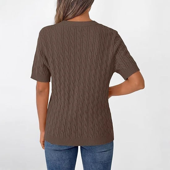 Damen Strickpullover mit Strukturmuster WW