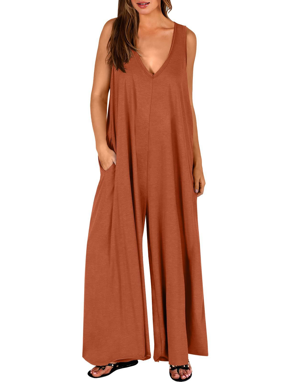 Damen Fließendes Maxi-Overall WW