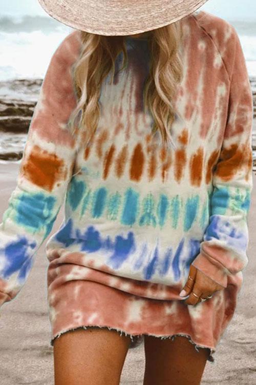 Damen Oversized Tunika-Wollkleid WW