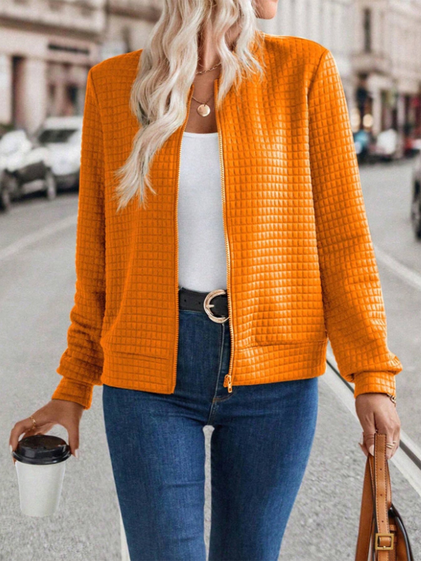 Damen modische Steppjacke WW