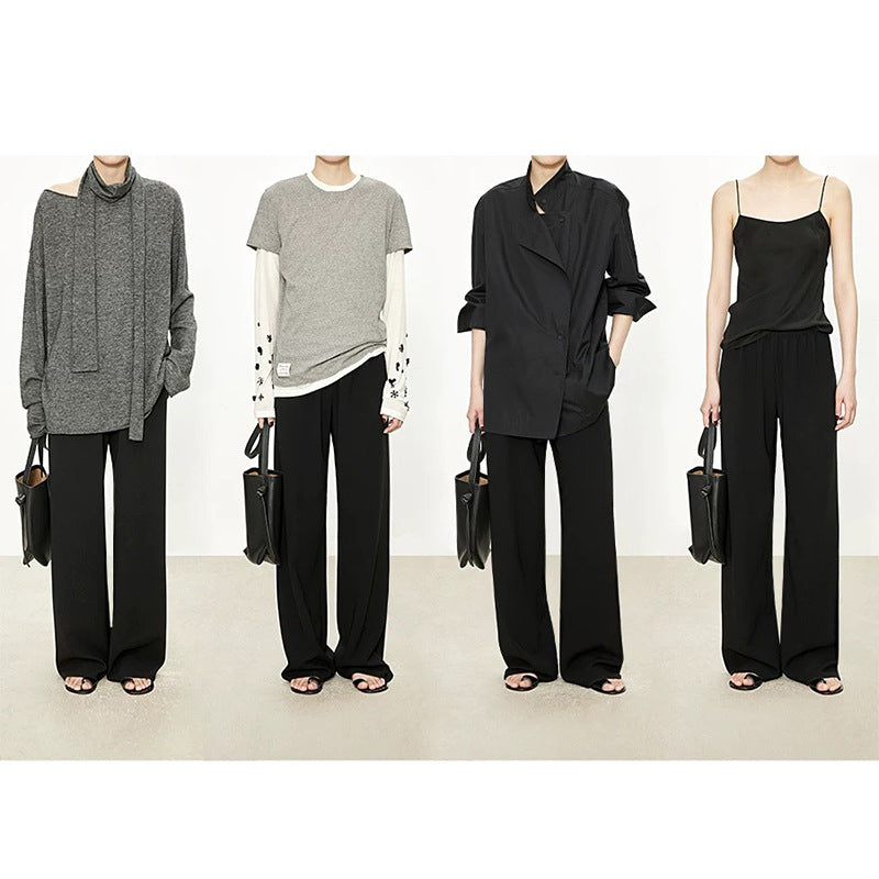 Damen Relaxed Fit Weite Hosen WW