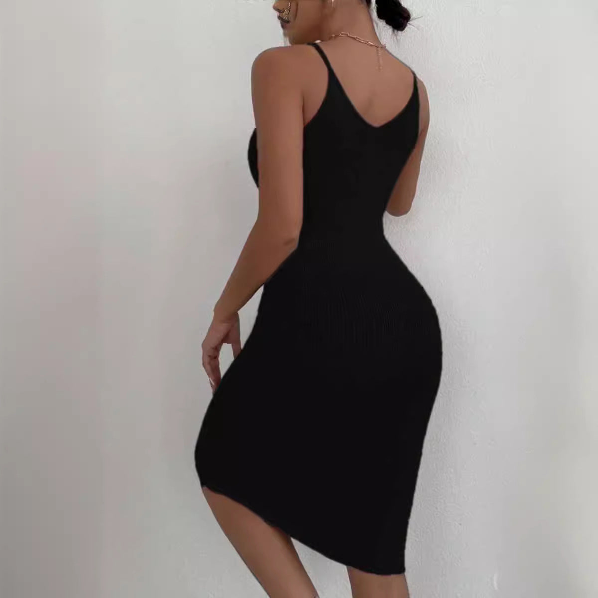 Damen Strickkleid mit figurbetontem Schnitt WW