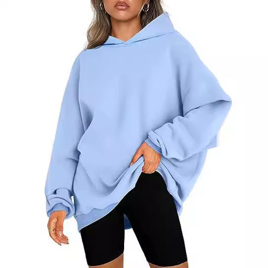 Damen Oversize Hoodie mit Kapuze WW