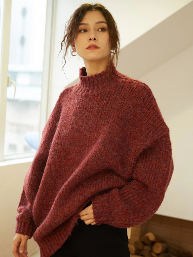 Damen Grobstrick Pullover WW